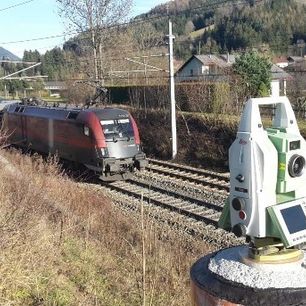 Trig. Messung Schachtnetz Sommerau, 11/2015 © Foto: ARGE Vermessung SBTn